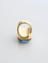 Eme ring - smoky blue